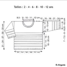 the measurements for an apron, which is drawn in blue and white with lines on it