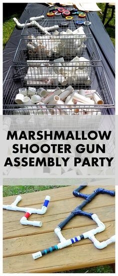 The Ultimate Marshmallow Shooter Guns | All Things with Purpose Marshmellow Shooter, Marshmallow Shooter, Ghostbusters Party, Camping Activities For Kids, Birthday Party Game, Nerf Party, Camping Games, Amazing Race, Plants Vs Zombies