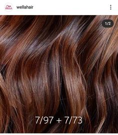 Chestnut Brown Hair, Golden Brown Hair, Hair Color Formulas, Wella Hair, Wella Color, Hair Techniques, Vegan Hair