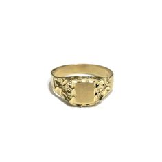 14k gold signet ring. One letter engraved looks best! Available in rose yellow and white gold. 3 grams Other sizes can be made upon request but it WILL affect the price, message me for custom size pricing Rectangular White Gold Signet Ring Stamped 14k, Gold Signet Ring With Engraving Option For Promise, 14k Yellow Gold Engraved Rectangular Ring, Gold Rectangular Signet Ring Stamped 14k, 14k Yellow Gold Signet Ring With Engraving Option, Rectangular Initial Ring In 14k Yellow Gold, Rectangular 14k Yellow Gold Engraved Ring, Rectangular Engraved 14k Yellow Gold Ring, Rectangular White Gold 14k Signet Ring