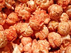 close up view of popcorn kernels on the table