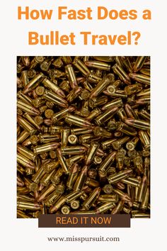 You Asked: How Fast Does a Bullet Travel? Let's break down the need for speed mysteries behind bullet speed. Ready? 454 Casull, 243 Winchester, Speed Games, 9mm Bullet, Bullet Designs, 380 Acp, 44 Magnum, 357 Magnum, Energy Transfer