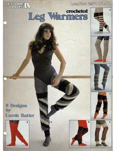 8 Leg Warmers to Crochet Condition: Like New Designed by Carole Rutter Published 1983 3 pages Uses sport Weight yarn This listing is for the PATTERNS ONLY, not the finished items or any materials needed to complete these patterns. Not A PDF Leg Warmers Crochet Pattern, Early 90s Fashion, Leg Warmers Pattern, Crochet Leg Warmers, Colored Tights, Leg Warmer, Pensacola Fl, Sport Weight Yarn, Leisure Arts