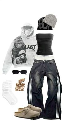 Street Style Outfits Casual, 90’s Outfits, Outfits 2000s, Oufits Casual, Outfit Inspo Casual, 2000s Fashion Outfits, Outfit Look, Swaggy Outfits, Simple Trendy Outfits