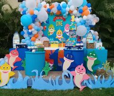 Baby Shark Birthday Party Ideas for Boy - Birthday Party Ideas for Kids