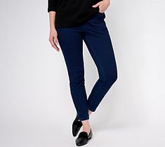 From casual coffee catch-ups to after-school pick-ups, these DreamJeannes jeggings offer easy, effortless style. From Quacker Factory®. Fall Denim Casual Leggings, Casual Denim Leggings For Fall, Straight Leg Jeggings For Fall, Straight Leg Jeggings For Everyday Fall Wear, Everyday Fall Straight Leg Jeggings, Blue Jeggings For Fall, Spring Workwear Straight Leg Jeggings, Casual Straight Leg Jeggings For Fall, Stretch Jeggings For Everyday Spring Wear