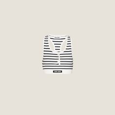 Plain knit Cropped fit Regular shoulder Ribbed knit hem Intarsia logo Mother-of-pearl front button closure Classic Miu Miu Cotton Tops, Classic Cotton Miu Miu Tops, Miu Miu Top, Knit Crop, Cotton Top, Cotton Tops, Miu Miu, Contemporary Design, Ribbed Knit