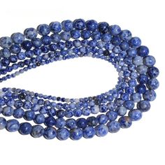 Sodalite Beads/Genuine Natural Sodalite Beads Loose/AA Grade Natural Sodalite Beads/Blue White Gemstone Round Beads/4mm 6mm 8mm 15inch ★ materials/Details - Materials: Sodalite -Beads size: 4mm 6mm/8mm Contact us if more quantity required. PROMO CODES: We offer discount coupons on larger orders.... Delivery: Free shipping in Canada operated by Canada Post is without tracking Satisfaction Guaranteed We want you to love your purchase from GoldfilledfindCanada. If you are unhappy for any reason, please contact us through Etsy messaging and we will do everything we can to make things right! If you like your piece, please leave your comment with 5 star  thanks in advance 🤩 Diy Mat, Blue Sodalite, Make Your Own Jewelry, Semi Precious Beads, Diy Bracelet, Beads For Jewelry Making, Beads For Jewelry, Blue Gemstones, Bijoux Diy