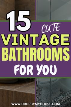 the top 15 vintage bathroom designs for you to see in this post - it - yourself guide