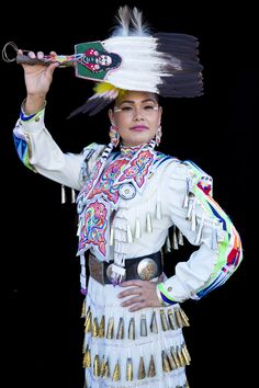 Acosia Red Elk love her concho belt and her fan is very nice also Rock Drawing, Native Beauty, Indigenous Fashion