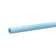 a blue plastic tube on a white background