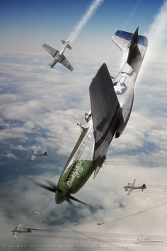 P-51 Mustang Photo Avion, P 51 Mustang, Wwii Fighters, Wwii Plane, Airplane Art, Ww2 Planes, P51 Mustang, Aircraft Art, Wwii Aircraft