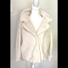 Jou Jou Women's Faux Fur Jacket Ivory Waist Length Size Xl Super Soft New! Never Worn And Comes In Protective Plastic Covering! About Me As A Seller: I Often Accept Reasonable Offers. I Ship 1-2 Business Days After The Sale. Each Item Is Stored In A Non-Smoking Home. Thanks For Stopping By My Store! Cream Long Sleeve Outerwear With Faux Fur Trim, Cream Faux Fur Outerwear With Trim, Cream Faux Fur Outerwear With Fur Trim, Cream Faux Fur Trim Outerwear, Cream Faux Fur Outerwear With Long Sleeves, Chic Cream Outerwear With Faux Fur Lining, Cream Fur Coat With Faux Fur Trim For Spring, Cream Outerwear With Faux Fur Lining For Spring, Women's Jackets