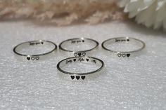 ✤ The ring is a Solid High-Quality Sterling Silver Ring. (Nickel free ring) ✤ Unique and personalized, you can add name, date, initials, quote, signature, handwriting, picture, etc. Make it only one piece in the world. ✤ Using a computer engraving machine to engrave the ring. Many font designs, consistently line and sharp. IF YOU HAVE ANY QUESTIONS or REQUEST, PLEASE CONTACT ME. = RING DETAILS = ✤ Band wide: 3 mm (If you want other wide, please visit my shop or contact me.) ✤ Engraved Color: Bla Name Best Friend, Best Friend Ring, Sister Rings, Friend Rings, Family Rings, Mother Family, Engraving Machine, Family Christmas Gifts, Christmas Gift Idea