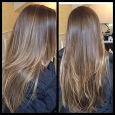 Straight Light Brown Hair Highlights, Healthy Balayage Hair, Balayage In Straight Hair, Balayage Light Brown Hair Straight, Beachy Ombre Hair, Light Brunette Balayage Hair Straight, Babylights Straight Hair, Healthy Light Brown Hair, Honey Balyage Long Hair Brunettes