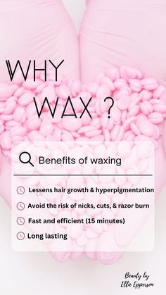 Wax Esthetics, Wax Background Aesthetic, Waxing For Beginners, Fall Waxing Quotes, Wax Promotion Ideas, Wax Bar Salon Ideas, Waxing Special Ideas, Waxing Pictures