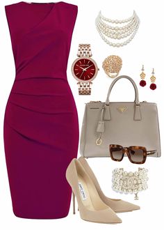 Business Dresses Professional Corporate, Beautiful Dress Designs, Classy Dress Outfits