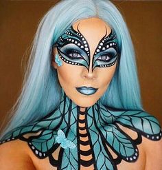 Carnaval Make-up, Exotic Makeup, Holloween Makeup, Extreme Makeup, Flower Makeup, Carnival Makeup