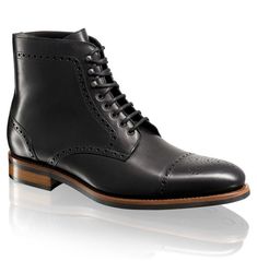 Mens fashion black ankle leather boots, men lace up boots, men boots Lace Up Boots Men, Leather Boots Men, Ankle Leather Boots, Men Boot, Cap Toe Boots, Mens Dress Boots, Black Lace Up Boots, Mens Boots Casual, Mens Ankle Boots