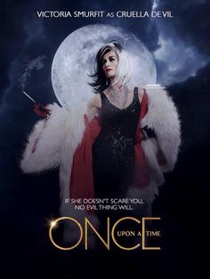 the poster for once, starring actor as cruelly evil woman in an upcoming film