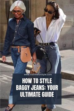 Baggy Jeans Chic Outfit, 90s Baggy Jeans Outfit, Baggy Jeans Outfit Women, Baggy Jeans Outfit Winter, Styling Baggy Jeans, Loafer Outfits Women, Loose Jeans Outfit, How To Style Baggy Jeans, Outfits With Baggy Jeans