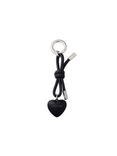 Editor's Notes J.ESTINA's accessory is classy and sophisticated for daily wear.- Engraved brand logo point- Can be a key ring or multi charm decoration- Bold heart pendant and trendy ribbon knots are well mixed- Easy to attach and detach with O-ringMeasurements(in.)- Size: 1.38 in. * 5.91 in.- Heart: 1.38 in. * 1.38 in. Composition & Care- CCB, Synthetic Leather, Metal- Plated products may discolor over time- Be cautious when using wet tissues, alcohol, and cosmetics- Since si J Letter, Heart Ribbon, Leather Jewels, Bead Charms Diy, Phone Charm, Trendy Accessories, Synthetic Leather, Key Ring, Key Rings