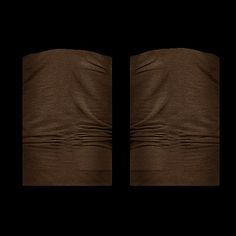 an image of two brown cloths on a black background