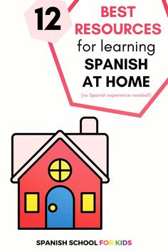 the spanish book is shown with an image of a house and text that reads 12 best resources