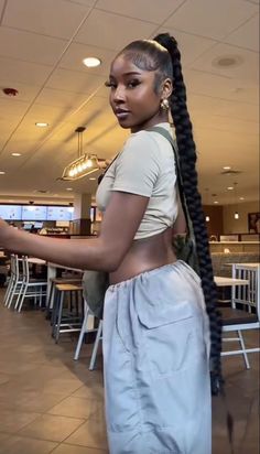 Weekend Hairstyles For Black Women, Braided Pony Hairstyles, Expensive Hair, Ponytail Hairstyle Ideas, 19th Bday, Sleek Braided Ponytail, Miami Carnival, Sleek Ponytail Hairstyles, Ponytail Hairstyle