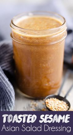 Sesame Soy Dressing, Healthy Vinaigrette