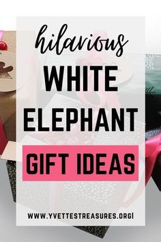 Gift Ideas For Colleagues, Unique White Elephant Gifts, Prank Gift Boxes, Elephant Gift Ideas, Elephant Candle, White Elephant Party, Funny Gift Ideas, Christmas Gifts For Teen Girls, Prank Gifts#WhiteElephantGifts #GiftIdeas #HolidayGifts #UniqueGifts #FunGifts #GiftExchange #GiftsEveryoneWillLove #GiftsEveryoneWillFightFor #WhiteElephantParty