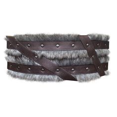 PRICES MAY VARY. 🌳 COOL DESIGN- Unique rivet design, double buckles are more stable, delicate Faux Fur accessories are visually stunning, and the simple design highlights the roughness and delicacy of Viking warriors. 🌳 Quality materials- Made of premium faux leather and premium faux fur, it is delicate and soft to the touch, looks like real leather, feels like real leather, but no animals are harmed.We love animals and all the living kinds! 🌳 ADJUSTABLE- One size for all. Suitable for most o Barbarian Accessories, Waist Armor, Fur Belt, Faux Fur Accessories, Viking Warriors, Nordic Vikings, Leather Armor, Fur Accessories, Vintage Corset