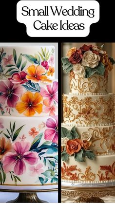 charming and elegant small wedding cakes Tier Cakes, Vintage Wedding Cake