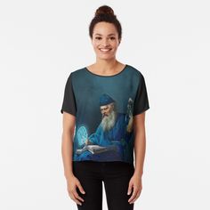 Transmutation Wizard Realism Art by FlutesLoot | Redbubble Design Photography, Chiffon Tops, Get Started