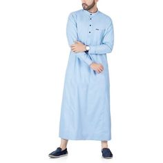 Brand New With Tags! Mashroo Men's Long Sleeve Muslim Saudi Jubba Arab Kaftan Long Dress Robe Size: Xl Features: ~ Made In India ~ 90% Cotton, 10% Polyester ~ Band Collar, Snap Buttons, Mashroo Id, In-Seamed Pockets Great Item At A Great Price! Casual Long Sleeve Kurta With Dabka, Casual Cotton Thobe With Long Sleeves, Casual Cotton Long-sleeved Thobe, Casual Long-sleeved Cotton Thobe, Casual Long Sleeve Cotton Thobe, Cotton Kurta With Stand Collar For Eid, Eid Cotton Kurta With Stand Collar, Casual Cotton Thobe For Eid, Arab Kaftan