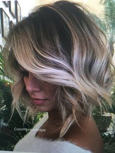 Bob Hair Color, Winter Hairstyles, Long Bob, Hair Color Trends, Hair Dos, Balayage Hair