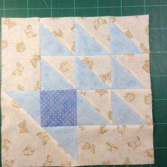 a piece of fabric with butterflies on it