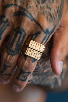 Gold Sink or Swim Rings Mens Iphone Case, Relentless Betrayal, Gold Sink, Sink Or Swim, Swim Ring, Keep Swimming, Dope Jewelry, Jewelry Lookbook, Men's Rings