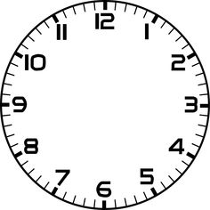 a black and white clock face with numbers on each side, showing the time at 11 00