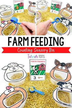 farm feeding activity for toddlers to learn how to use their hands and fingers