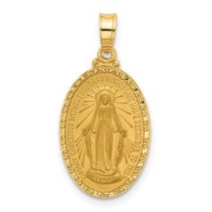 Elegant Miraculous Medal Necklace, Elegant Miraculous Medal Jewelry, Elegant Round Miraculous Medal Jewelry, Elegant Oval Miraculous Medal Jewelry, Oval Miraculous Medal Jewelry For Anniversary, Yellow Gold Oval Miraculous Medal Jewelry, Oval Miraculous Medal Yellow Gold Jewelry, Oval Miraculous Medal In Yellow Gold Jewelry, Elegant Oval Necklace With Miraculous Medal