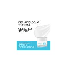 Moisturize and the look of dark circles, fine lines, and puffiness around the eyes with Neutrogena Hydro Boost+ Fragrance-Free Caffeine Eye Gel Cream formulated with Hyaluronic Acid, Caffeine and Peptide Complex. This eye gel cream from a dermatologist-recommended brand combines hyaluronic acid, an essential hydrator found naturally in skin, with peptide complex, known to help improve the look of dark circles and caffeine, a naturally occurring antioxidant that complements the skin's defenses. Hydro Boost, Neutrogena Hydro Boost, Dermatologist Recommended, Dye Free, Eye Gel, Gel Cream, Fragrance Free, Paraben Free, Organic Beauty