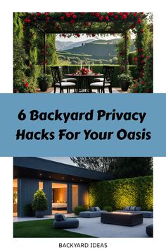 backyard privacy hacks for your oasis