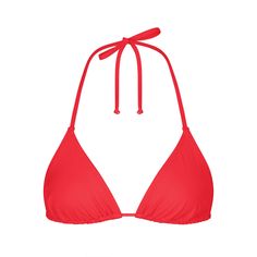 The perfect bikini top everyone needs in their line-up. This flattering, minimalist swim style features ties at neck and back for adjustable fit and com... Swim Style, Tank Bikinis, Jewelry Essentials, Cute Swimsuits, Swim Fashion, High Waist Bottoms, Triangle Top, Ruby, Swimming