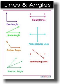 lines and angles worksheet for students to practice the basic skills in drawing parallel lines