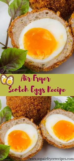 Air Fryer Scotch Eggs Recipe Scotch Eggs Recipe, Meat Diet, Scotch Eggs, Boiled Egg Diet, Sausage And Egg, Air Fryer Recipes Healthy, How To Cook Eggs, Go For It