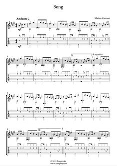 the guitar tab for song with notes and chords