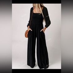 Never Worn Black Jumpsuit Affordable Fall Jumpsuits And Rompers For Night Out, Luxury Stretch Jumpsuits And Rompers For Fall, Black Jumpsuit, Wearing Black, Pant Jumpsuit, Pants For Women, Jumpsuit, Womens Sizes, Fast Delivery