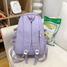 Kylethomasw Large Capacity Women Backpack New Mori College Couple School Backpacks Retro Simple 15.6inch School Bags for Teenage Girls Casual Purple Bag, Large Capacity Purple Backpack For School, Purple Large Capacity Backpack For School, Purple Large Capacity Backpack For Study, Casual Large Capacity Purple Backpack, Casual Purple Backpack For Daily Use, Casual Purple Backpack For Students, Casual Purple Backpack For Study, Casual Purple Student Backpack