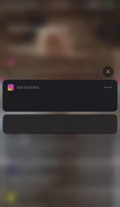 the instagram button on an iphone screen